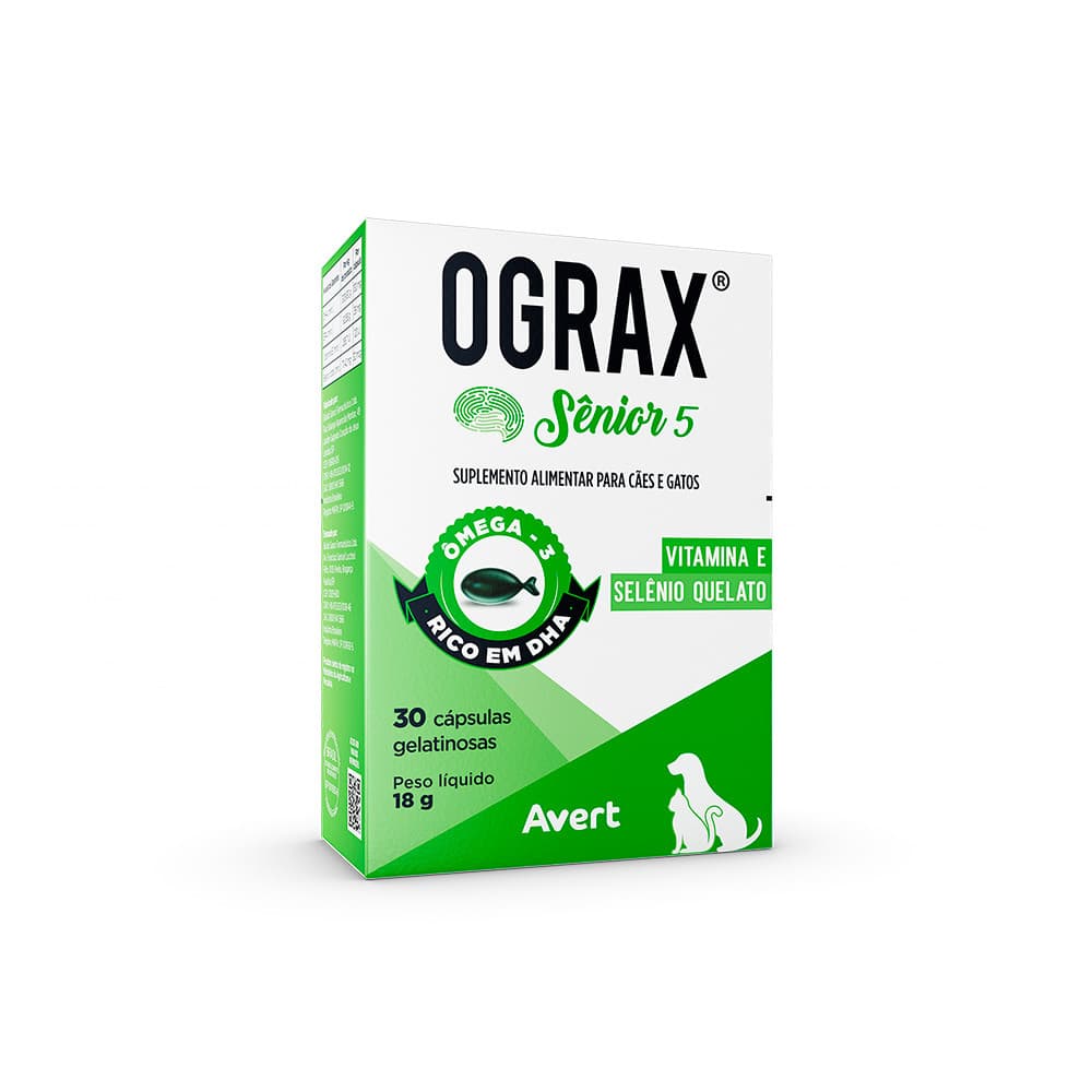 Ograx Sênior 5 - 30 Cápsulas