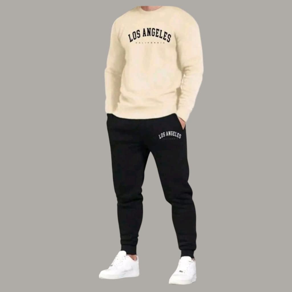 Conjunto Moletom Blusa E Calça Abrigo Frio Flanelado Abrigo Gola
