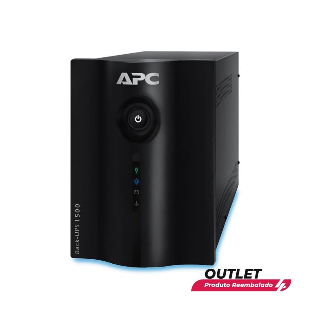 Usado: Nobreak APC 1500VA Back-UPS Entrada Bivolt Saída 115v BZ1500XLBI-BR