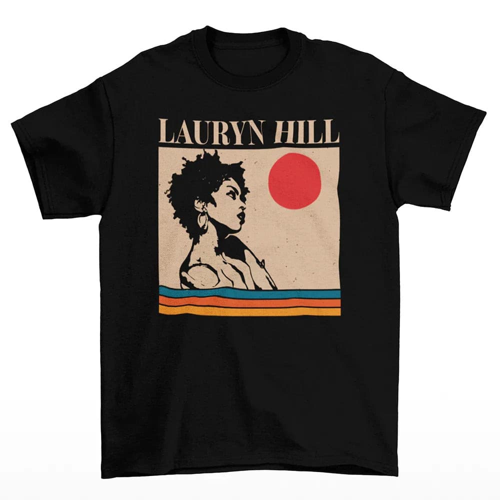 2026 Nova Camiseta Masculino Feminino Oversized s  Básica Lauryn Hill 1975  Premium  Envio