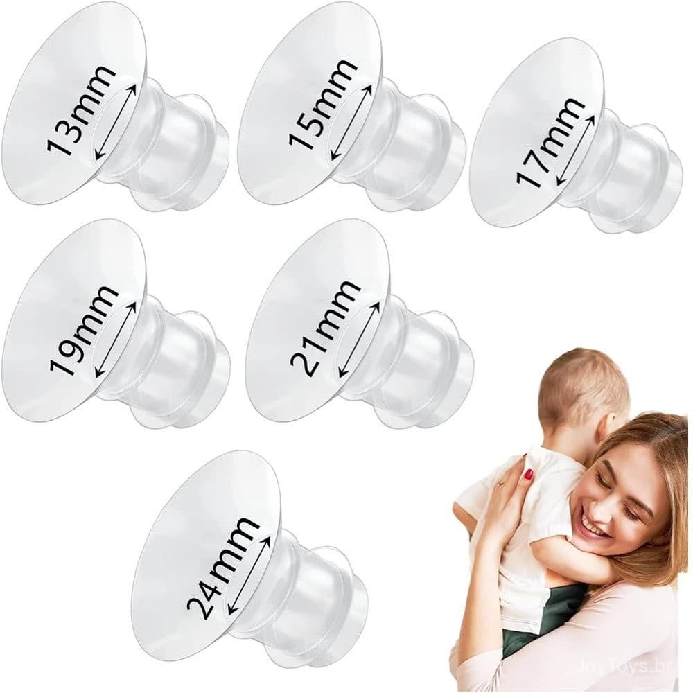 Flange para Inserções de Bomba de Amamentação Substituição Prática Conversor de Mama 21mm 0JXT