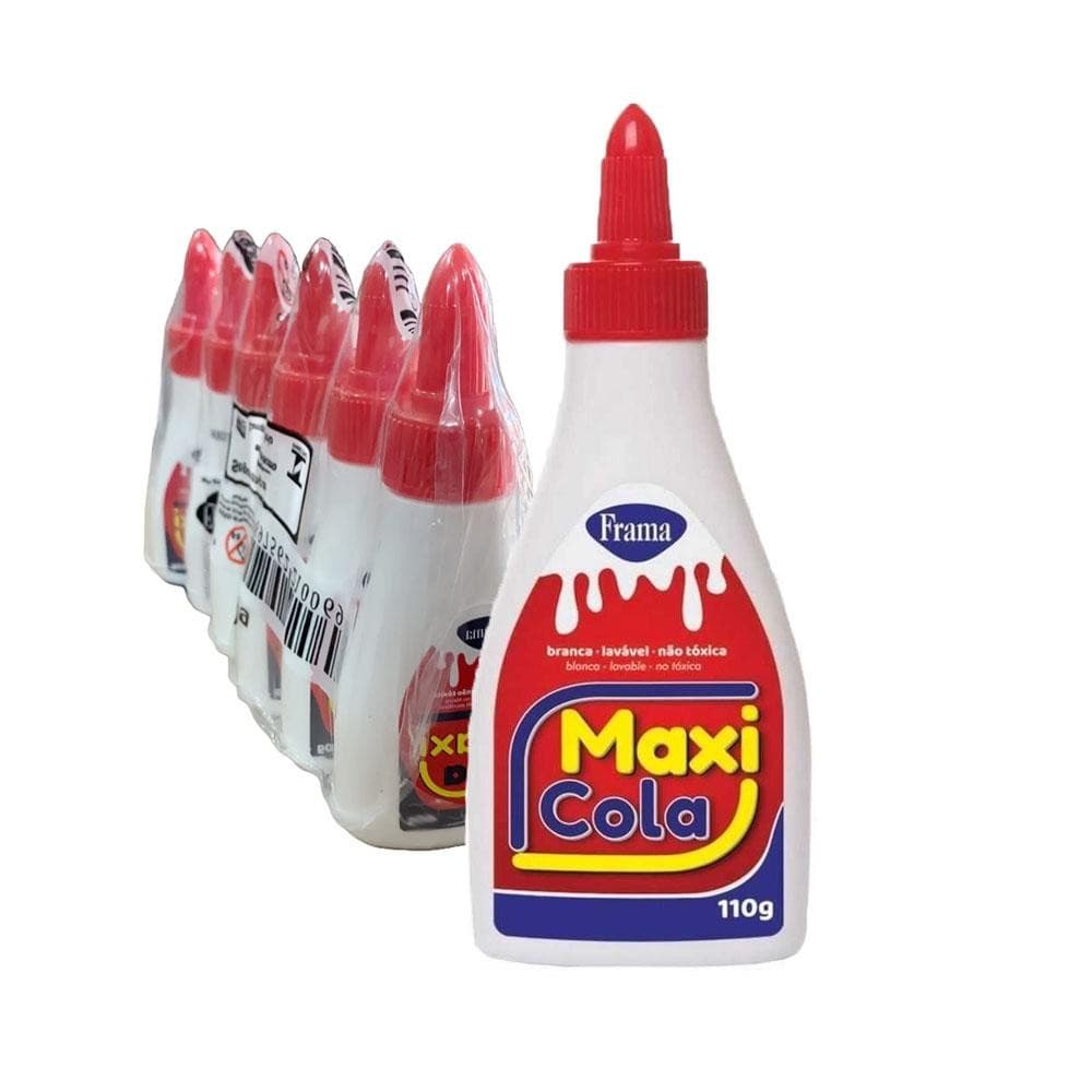 Cola Líquida Escolar Maxi Cola 110g 6 Unidades Frama