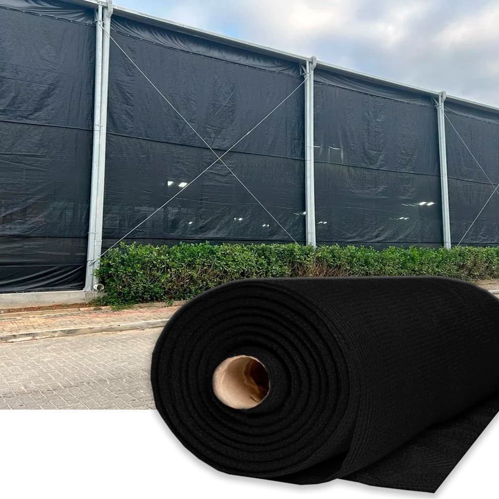 Tela de Sombreamento Sombrite 80% Politop Preto 6 Metros de Largura - Venda por Metro Linear