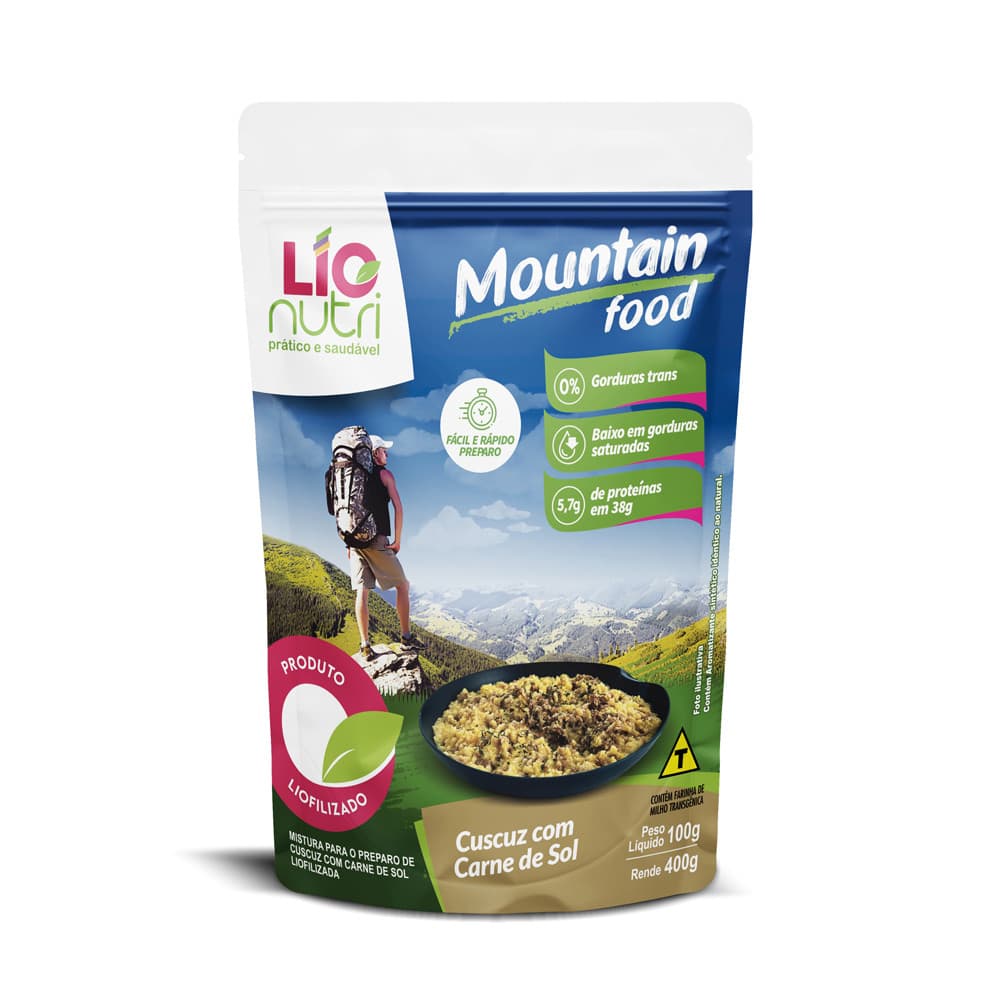 Comida Liofilizada Cuscuz Com Carne De Sol Mountain Food