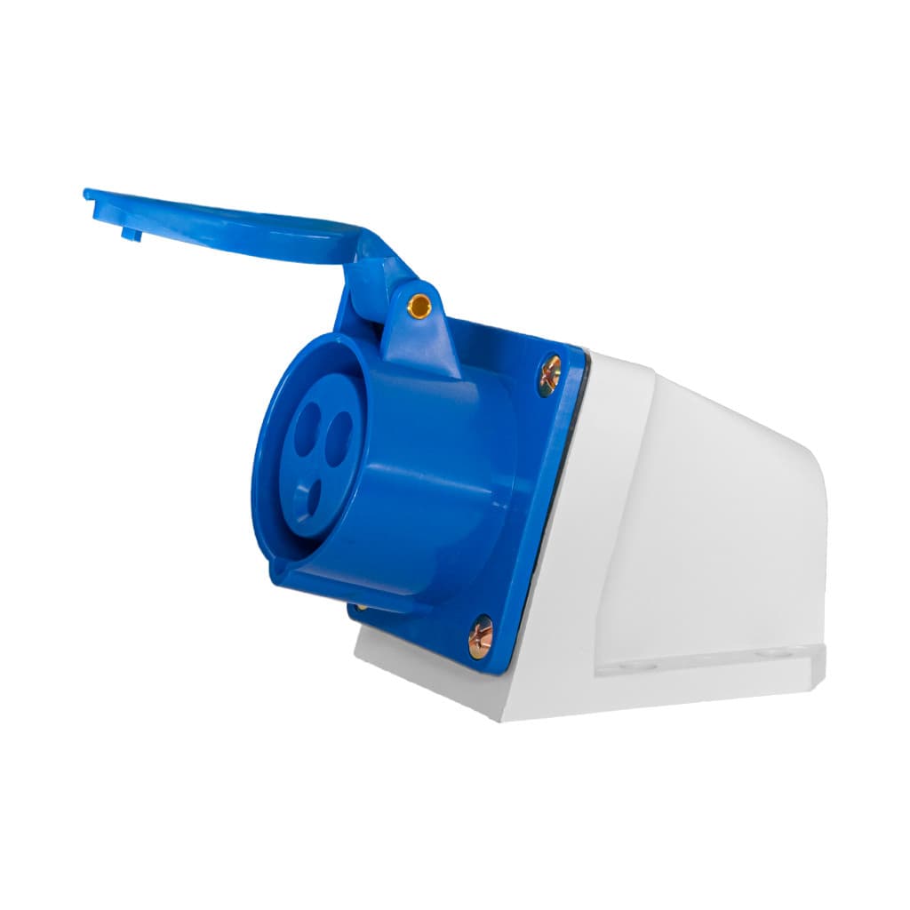 Tomada Industrial 2P+T 220/250V Azul - 32A