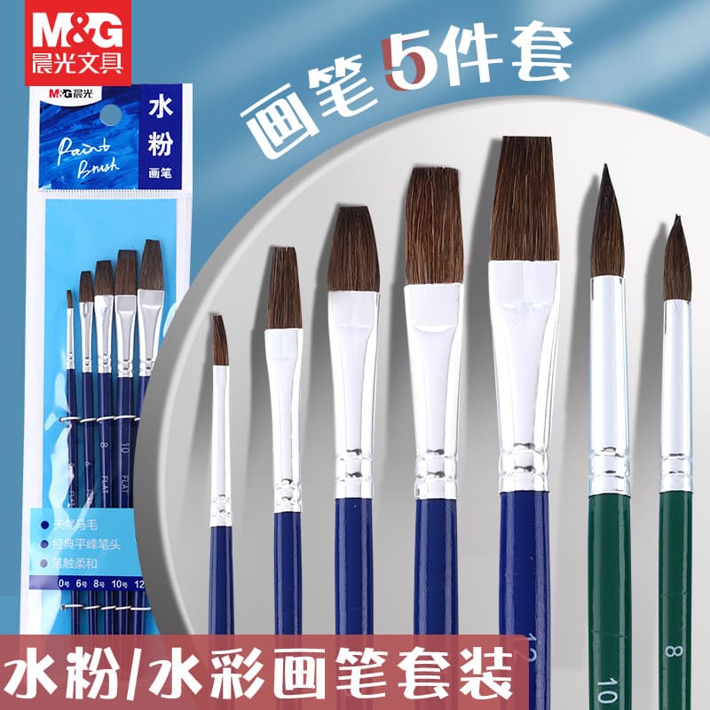 Chenguang água giz pintura a óleo pincel acrílico conjunto de pincéis aquarela pintura a cores adulto linha caneta ganch