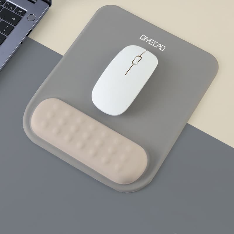 Su Yan Shang * Suporte de pulso de cor contrastante simples Mouse Pad Teclado de espuma de memória Suporte para mão Supo