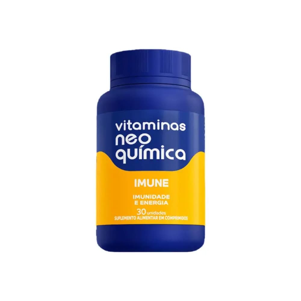 Vitaminas Neo Quimica Imune Imunidade e Energia Contém 30 unidades