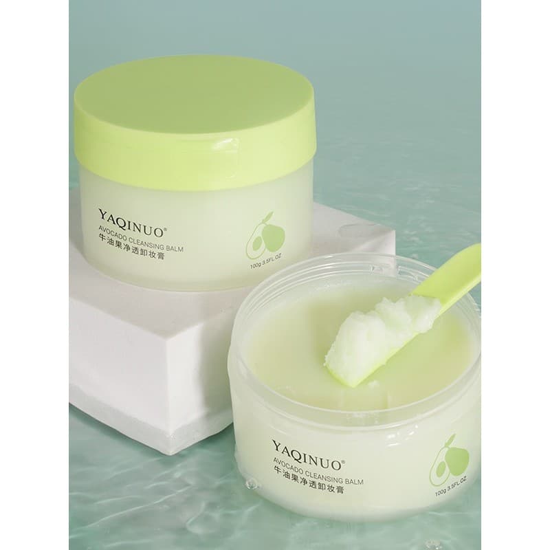 Abacate removedor de maquiagem creme limpeza profunda pele sensível dedicado rosto feminino olho lábio suave maquiagem n