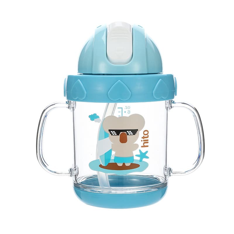 Hito copo de prática de crescimento do bebê, copo para treinamento de crianças, copo para beber, Material Triran de cris