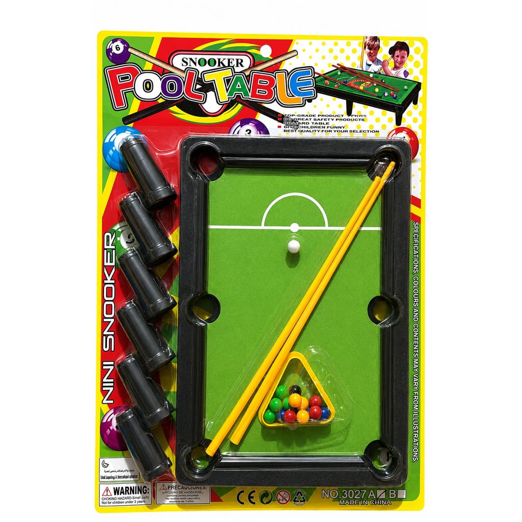 Brinquedo Pool Table Mesinha De Sinuca Infantil Pequena