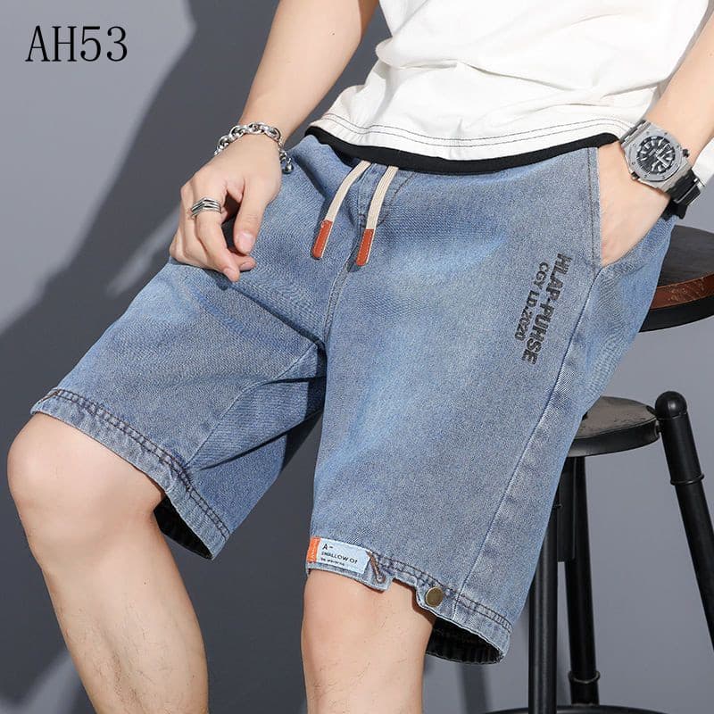Novos shorts jeans masculinos da moda 2026 AQ328