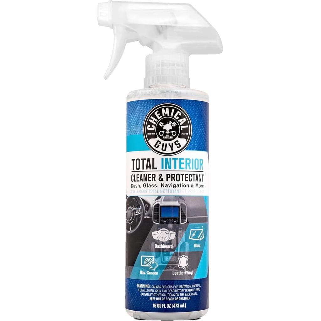 Chemical Guys Total Interior Cleaner & Protectant, Limpador e Protetor de Interiores, Limpa e Protege Couro, Vinil, Plás