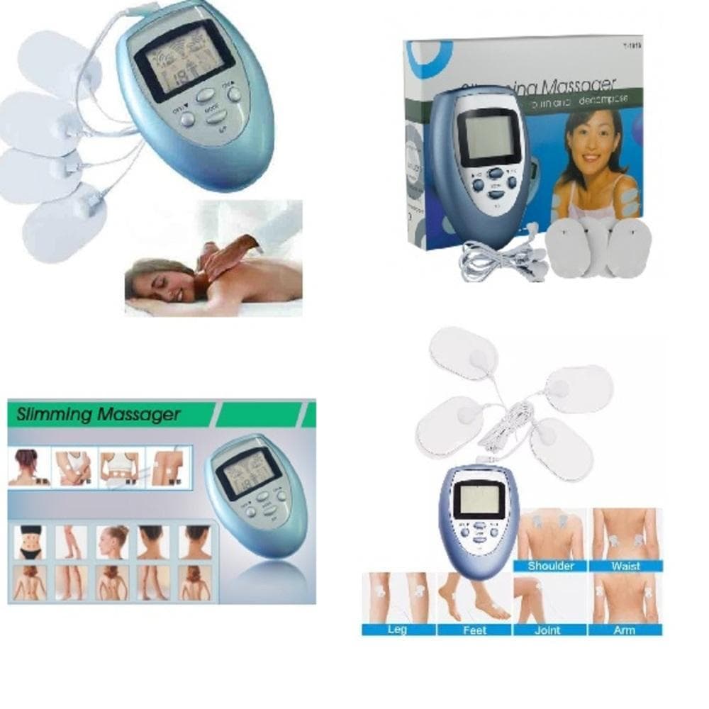APARELHO CHOQUE FISIOTERAPIA ACUPUNTURA TENS FES PORTÁTIL DIGITAL ESTIMULADOR MUSCULAR TERAPIA MASSAGEM RELAXAMENTO TONI