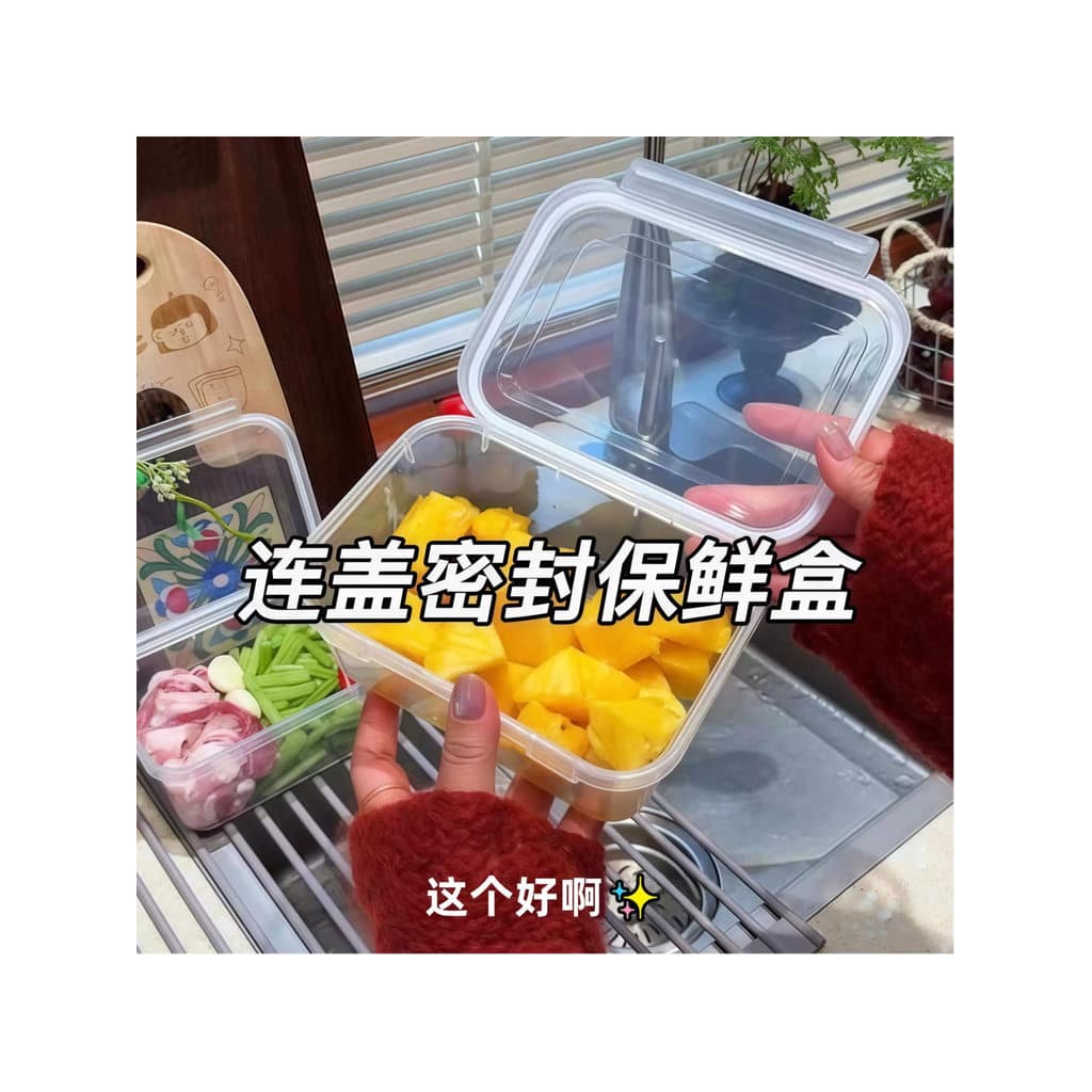 Caixa selada para manter frescos, geladeira doméstica, grande capacidade, carne congelada, frutas, vegetais, caixa de em