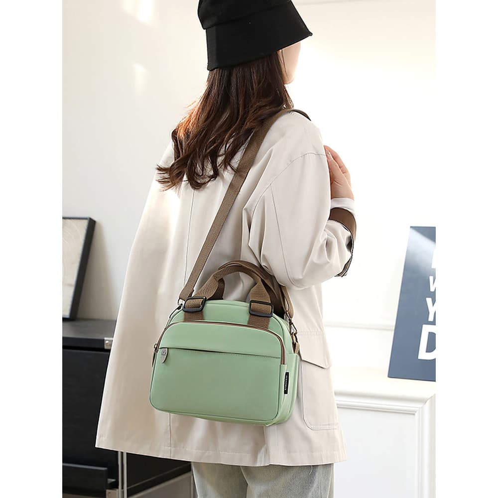All-Match saco à prova dwaterproof água feminino primavera verão novo estilo High-End Oxford pano bolsa Retro mãe saco d