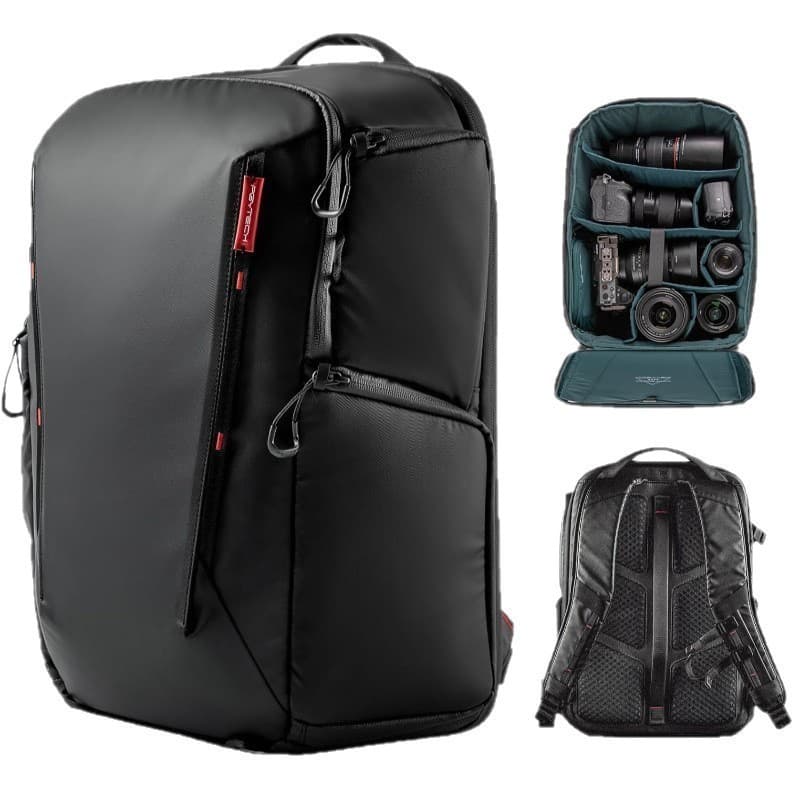 Amazon novo estilo bolsa para câmera grande capacidade mochila à prova d'água Micro câmera única armazenamento bolsa par