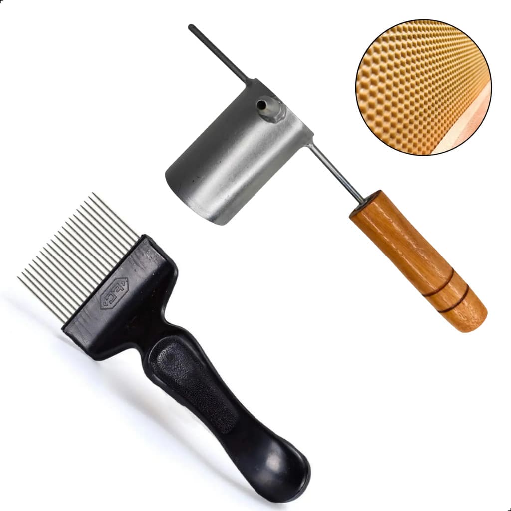 Caneco para Derreter Cera + Garfo Desoperculador