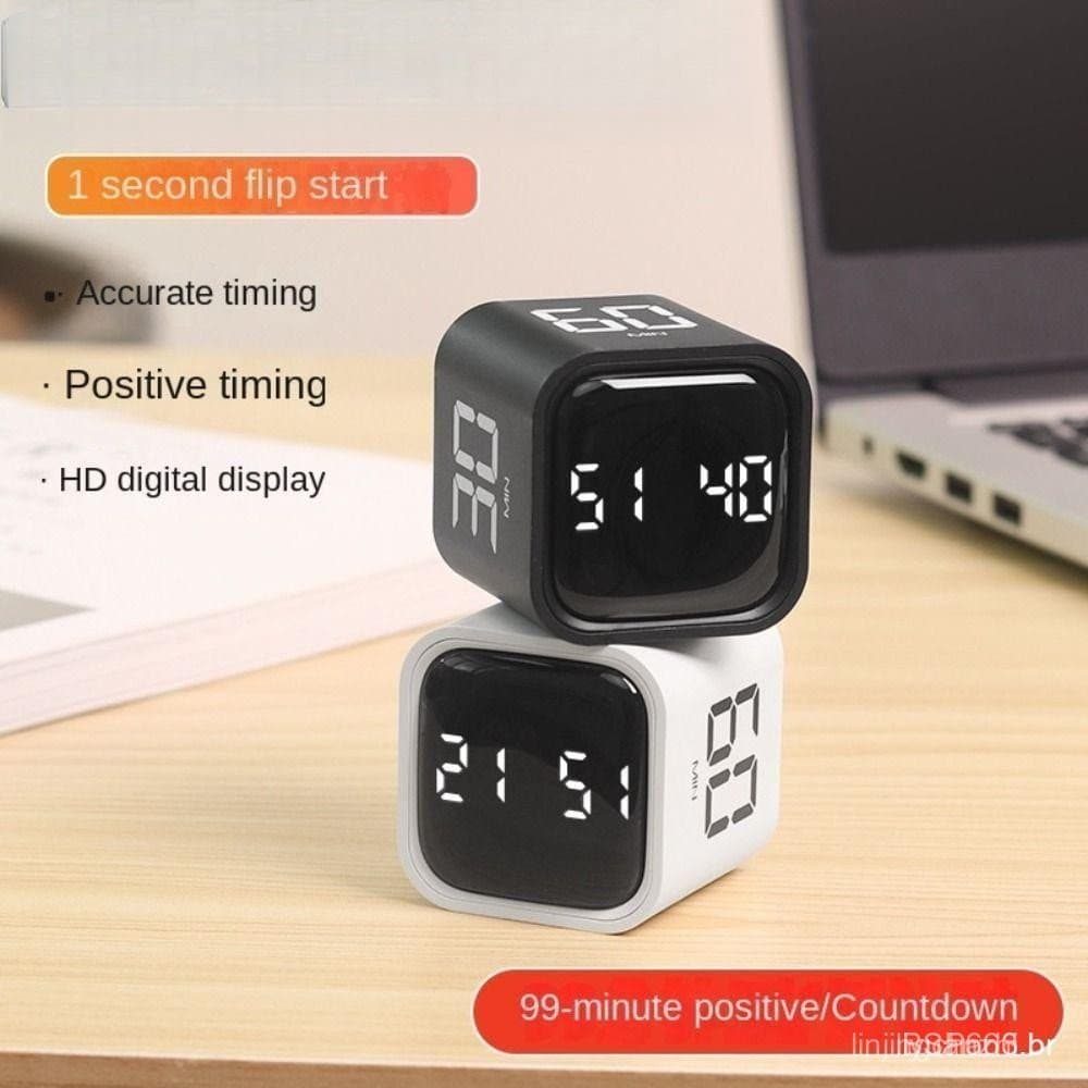 Temporizador De Modos Duplos Mais Limpo , Digital De Carregamento Usb-c Eficiente , Despertador Contador Led Cozinha