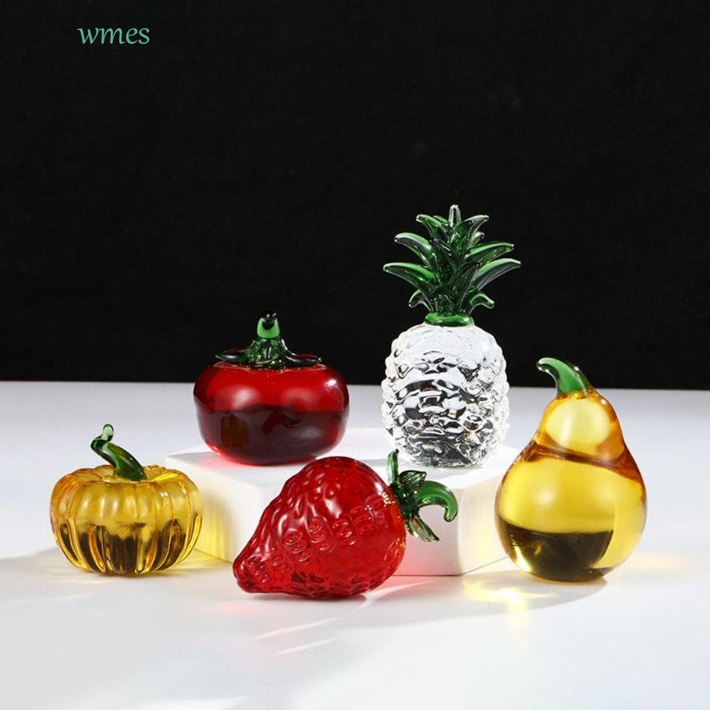 WMES1 Enfeites De Frutas E Morangos De Abóbora , Artesanato Em Vidro , Decoração Interessante Artificiais , Simulado