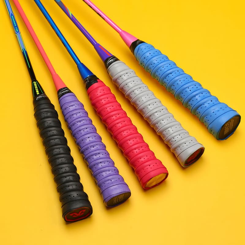 Raquete de Badminton mão cola suor-absorvente banda quilha plana raquete de tênis lidar com Anti-deslizamento enrolament