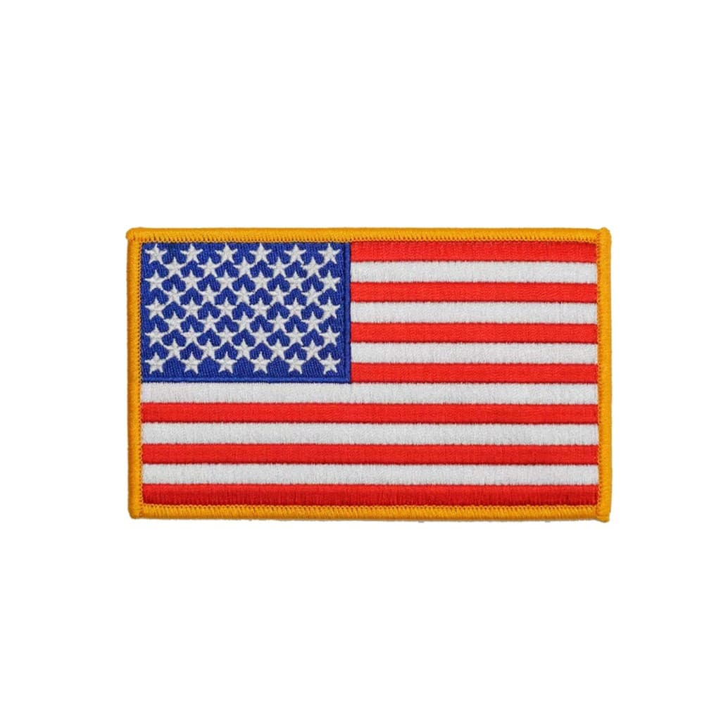 Americano grande bandeira nacional emblema militar fã tático moral emblema colete adesivo emblema Velcro requintado bord