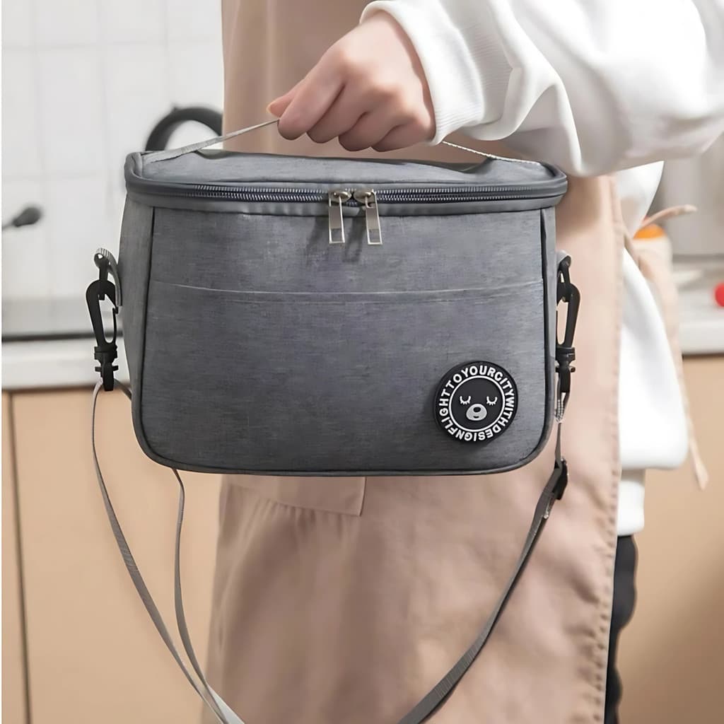 Bolsa Térmica Portátil para Marmita Revestimento Interno em Alumínio Fácil de Limpar