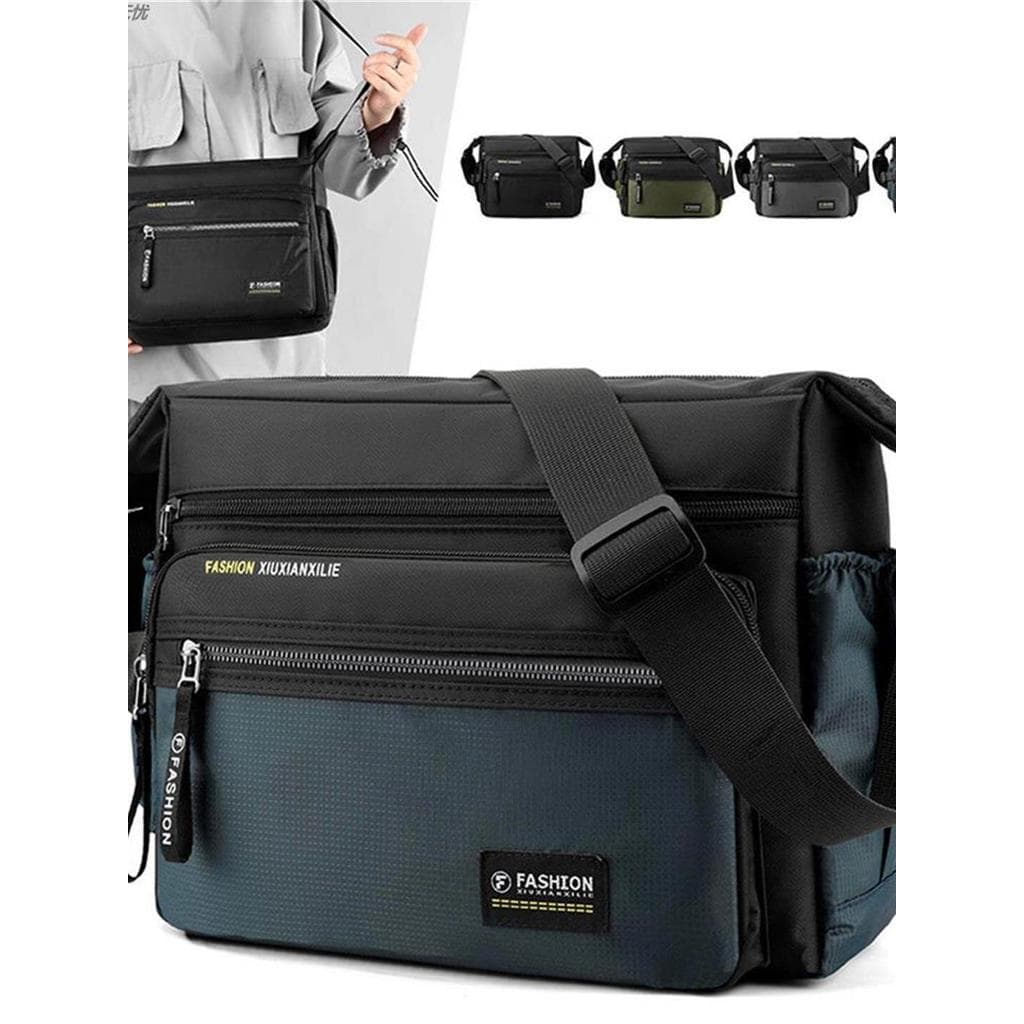 Bolsa masculina bolsa de ombro Oxford pano de negócios grande capacidade bolsa de ombro viagem de negócios lazer m