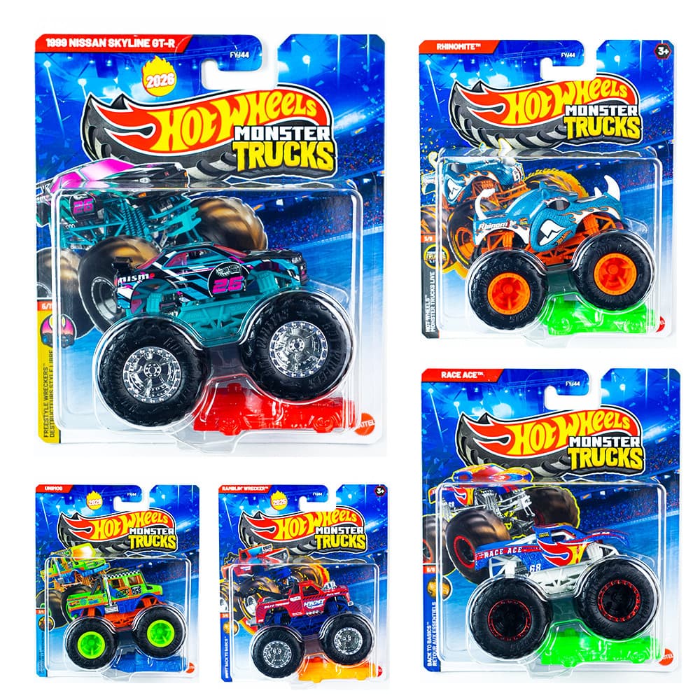 Hot Wheels Monster Trucks - Escolha o Seu - Diversos Modelos 1:64