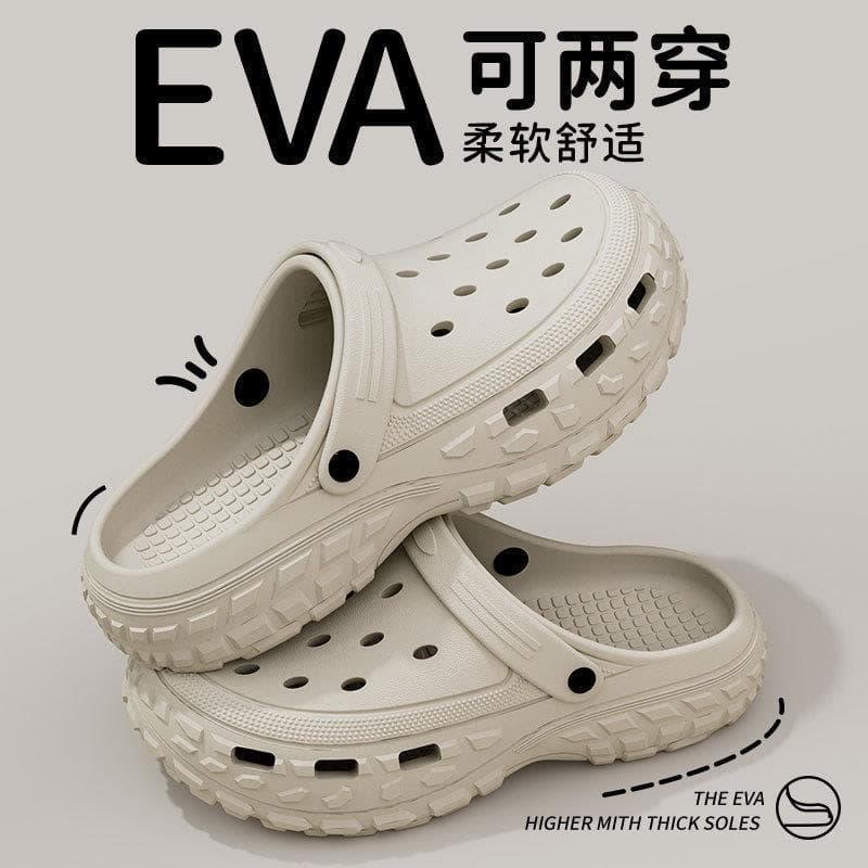 Sapatos de buraco alemão para sala de operação masculina, chinelos dedicados eva, desodorante antiderrapante, cuidados m