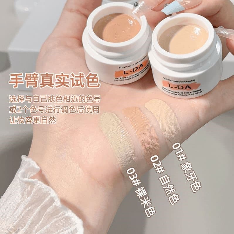 Suave duração não-despertar à prova dwaterproof água genuíno fundação creme cobrindo marcas de Acne manchas base líquida