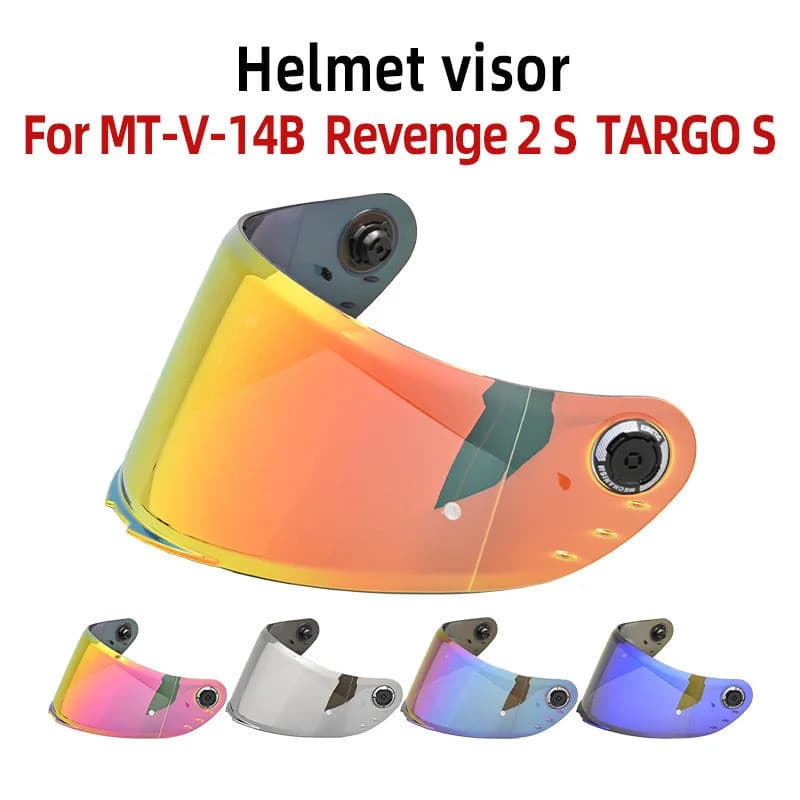 [2025NOVO] Viseira de capacete para MT Revenge 2 S para MT-V-14B Targo S Lente de substituição Óculos de proteção 1ADP