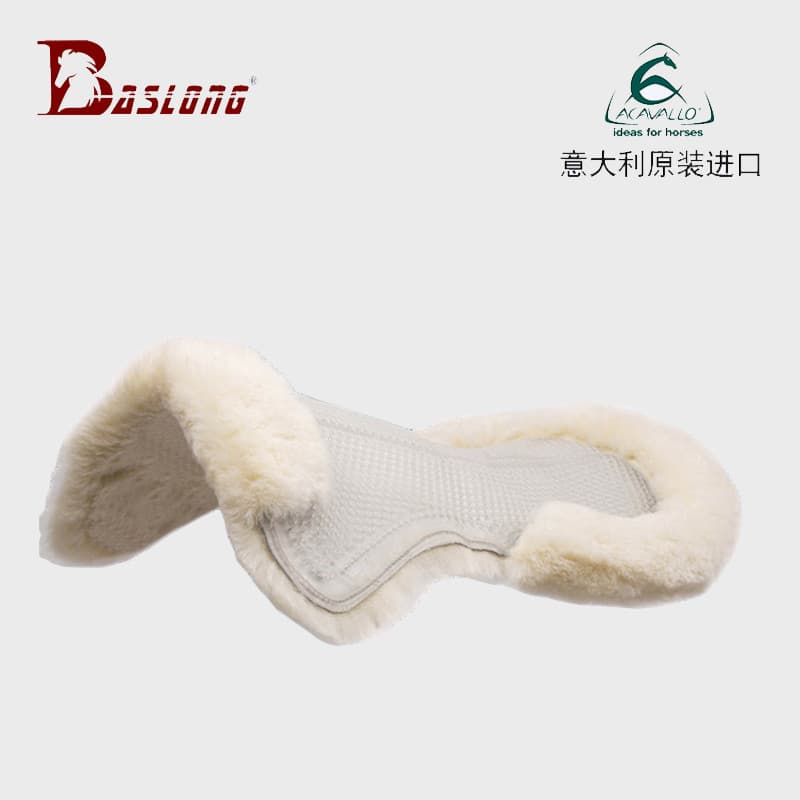 Itália Acavallo lã almofada de silicone sela almofada de absorção de choque sela almofada de silicone lã importada almof