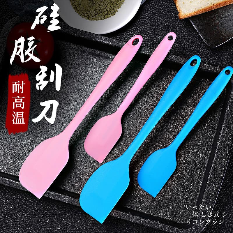 Espátula de Silicone ferramentas de cozimento resistente a altas temperaturas espátula de agitação integrada Nougat espá
