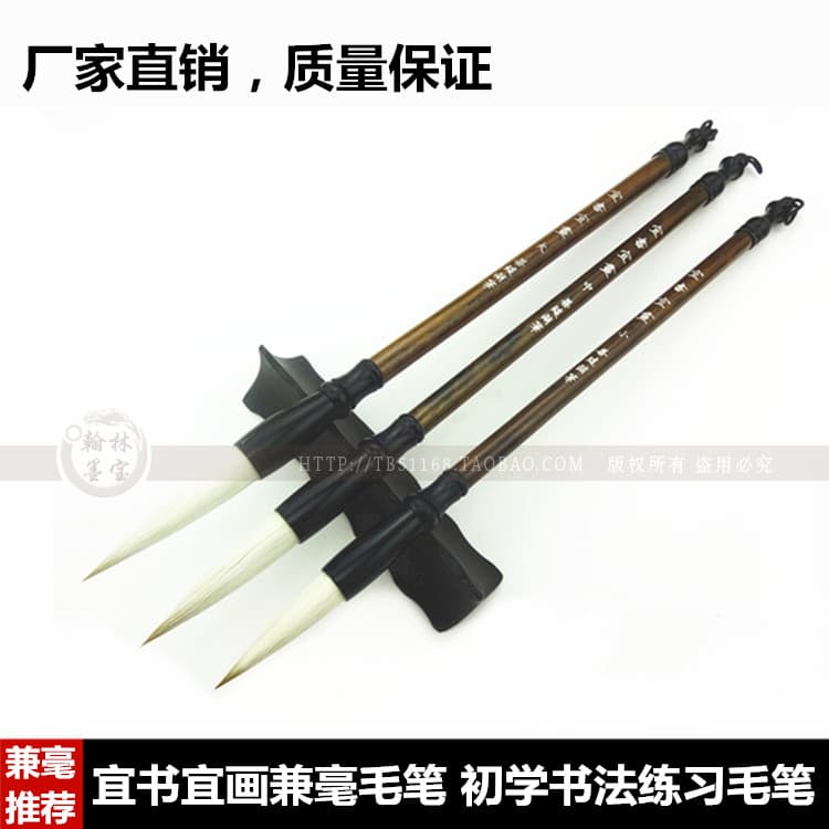 Pincéis para iniciantes e cabelo adequados para pincéis de caligrafia e pintura, alunos iniciantes, caligrafia e pintura