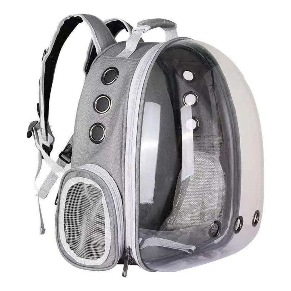 Mochila Para Carregar Gatos Com Capsula Bolha Transparente C