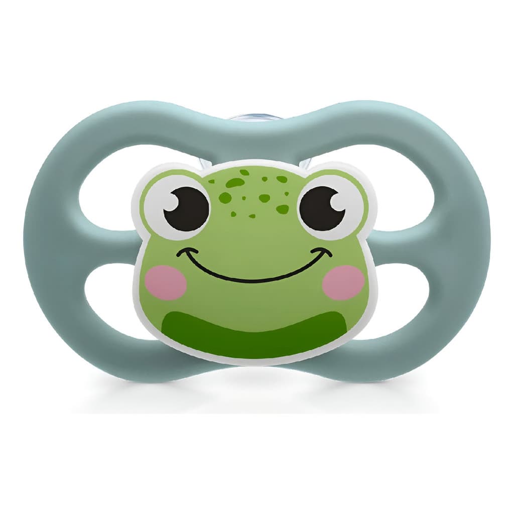 Chupeta Little Friends Bico Silicone +6m Menino Lillo