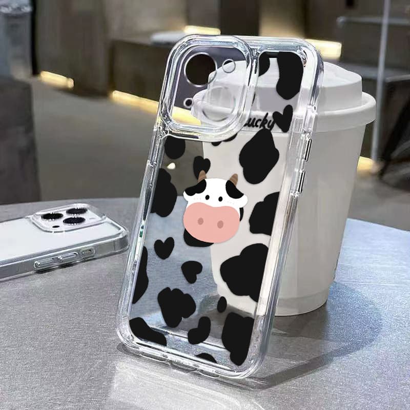 Capinha Capa transparente Anti-impacto fofo Desenho para Samsung A55 A35 A03 A04 A05 A05S A10 S24 Plus S25 Ultra