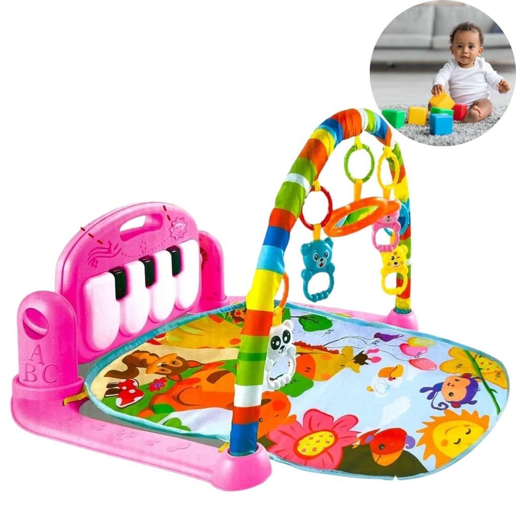 Tapete Musical Infantil Para Bebe Piano Presente Para Seu Filho Envio Relampago