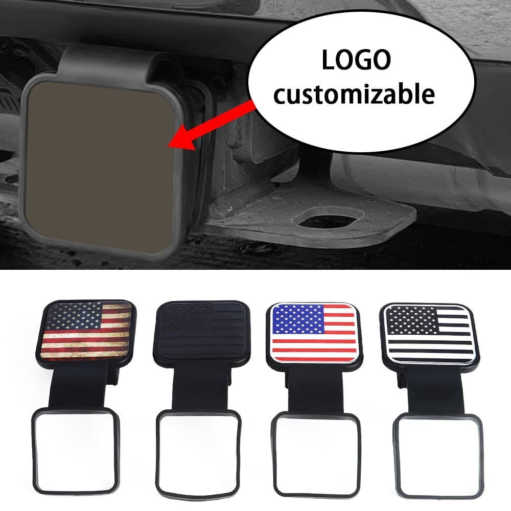 Universal 2 Polegada Capa De Engate De Reboque Preto Premium Receptor Plug Tampa Para Carro Caminhão SUV Anti-Poeira Pro