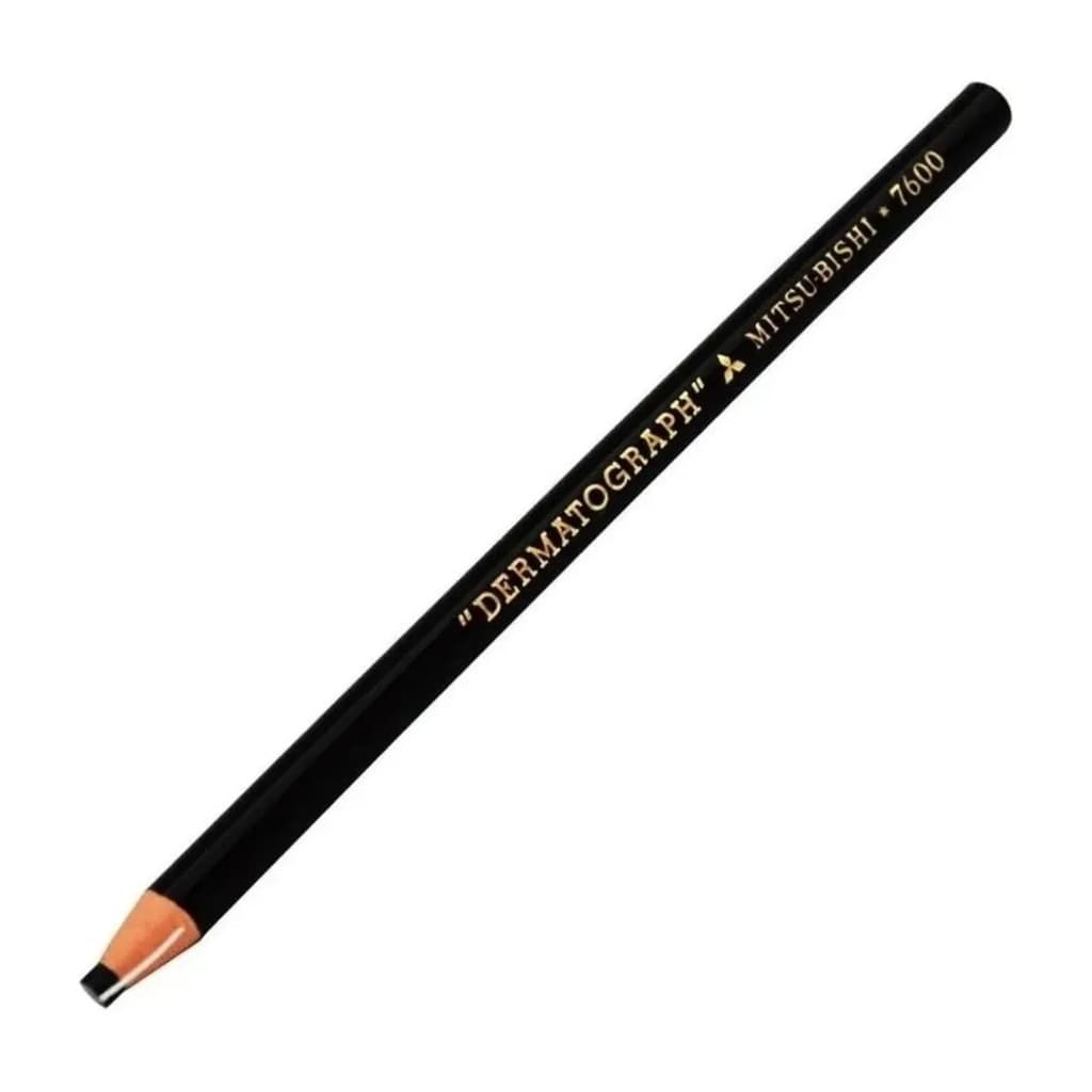Lápis Dermatográfico Mitsubishi 7600 Preto