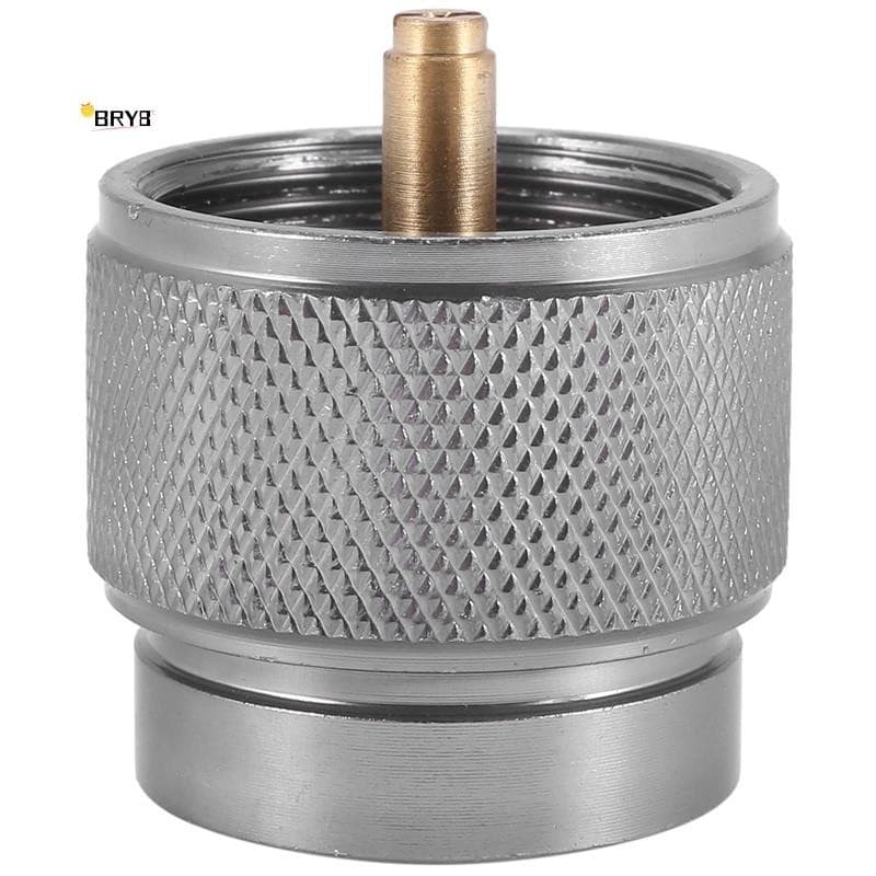 Adaptador De Fogão De Acampamento 1LB Propano Entrada De Tanque Pequeno E Uma Válvula Lindal Saída EN417 Cilindro Extern
