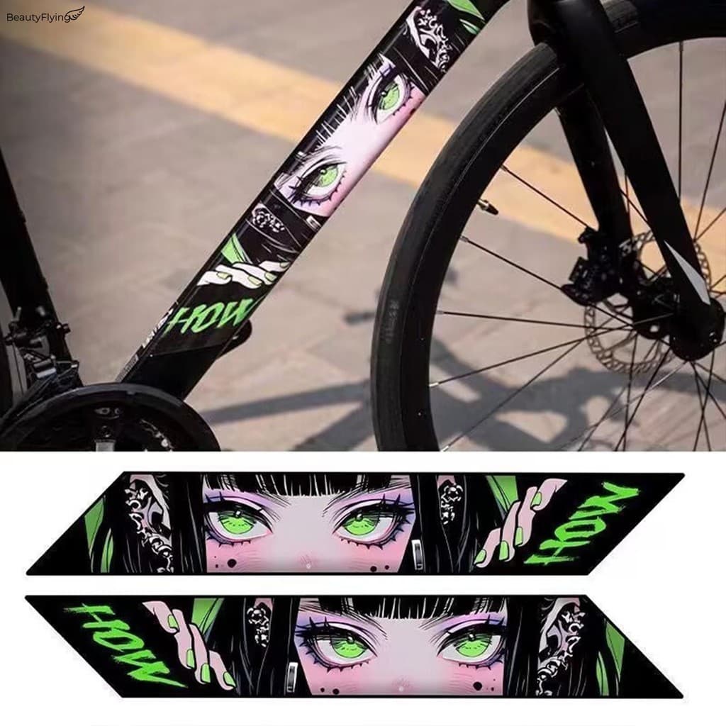 Adesivos Para Quadro De Tubo De Bicicleta , Película Protetora À Prova D'água Antiarranhões Mountain Bike E Estrada