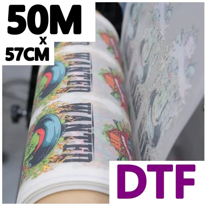 DTF 50 METROS - IMPRESSÃO PERSONALIZADA DTF PREMIUM 57 CM X 50 METROS - ENVIO RÁPIDO