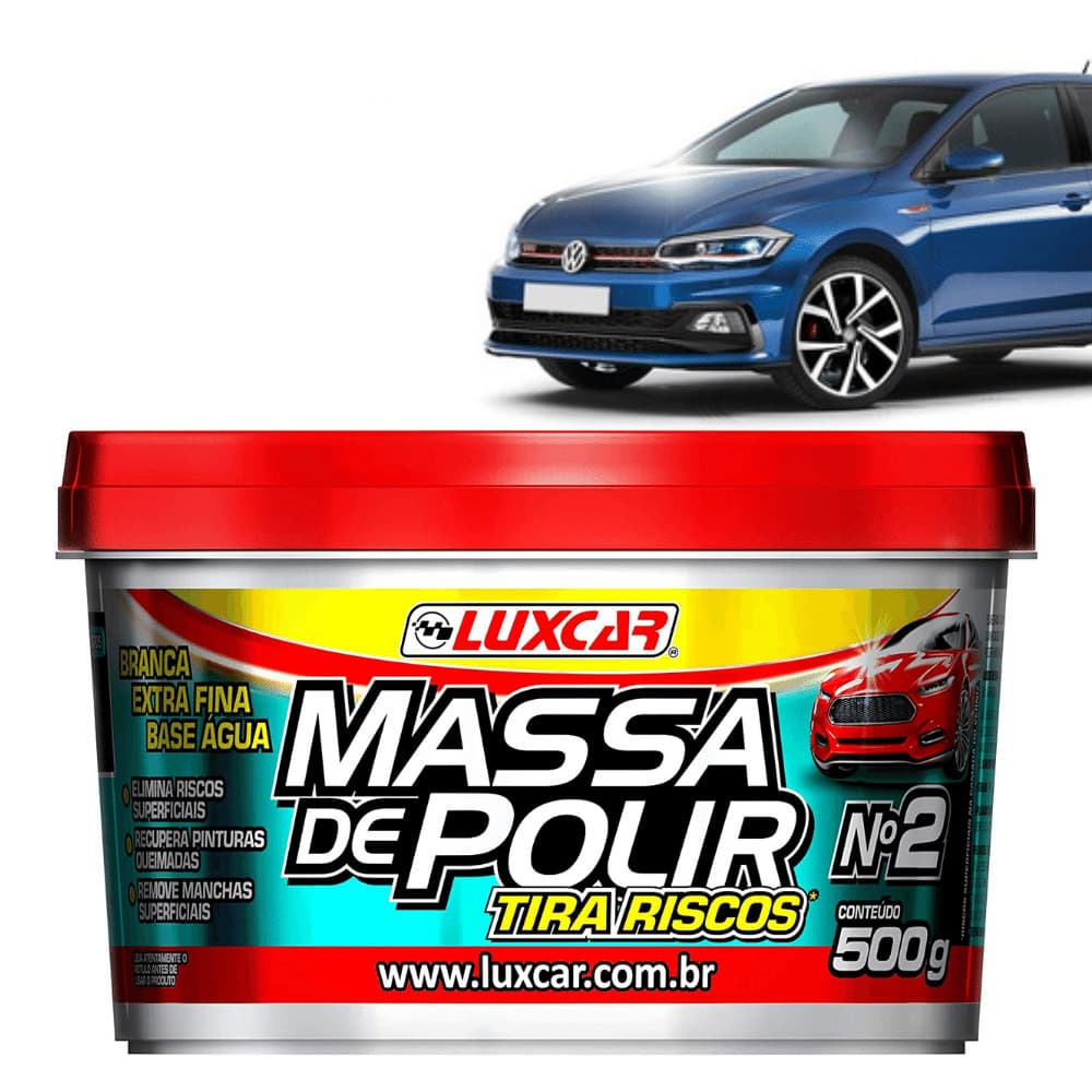 Tira Riscos Massa De Polir Automotivo Pasta Nº 02 Extra Fina luxcar