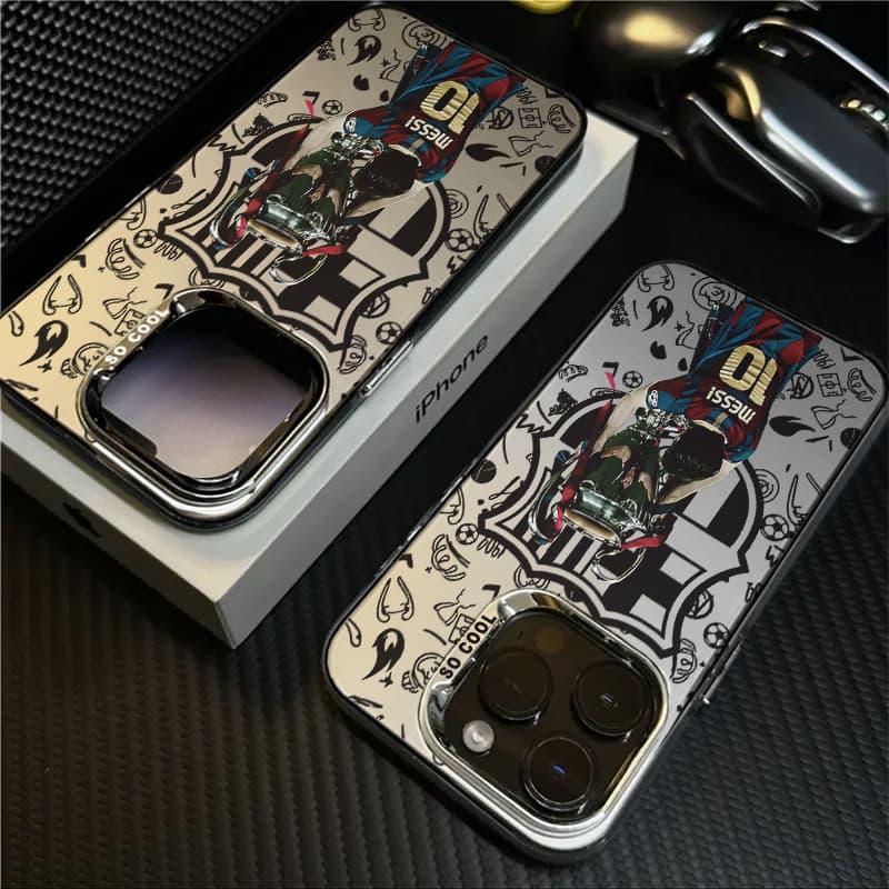 Capinha Capa para iPhone 13 12 11 16 15 14 17 plus pro max 7 8 plus x xr xs max Moda de Estrelas de Futebol Anti-impacto