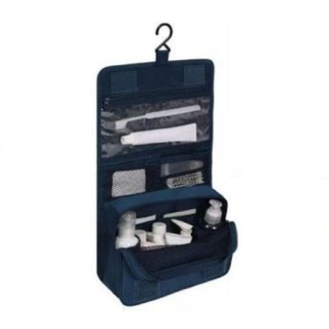 Necessaire Organizadora de Higiene para Viagem Azul