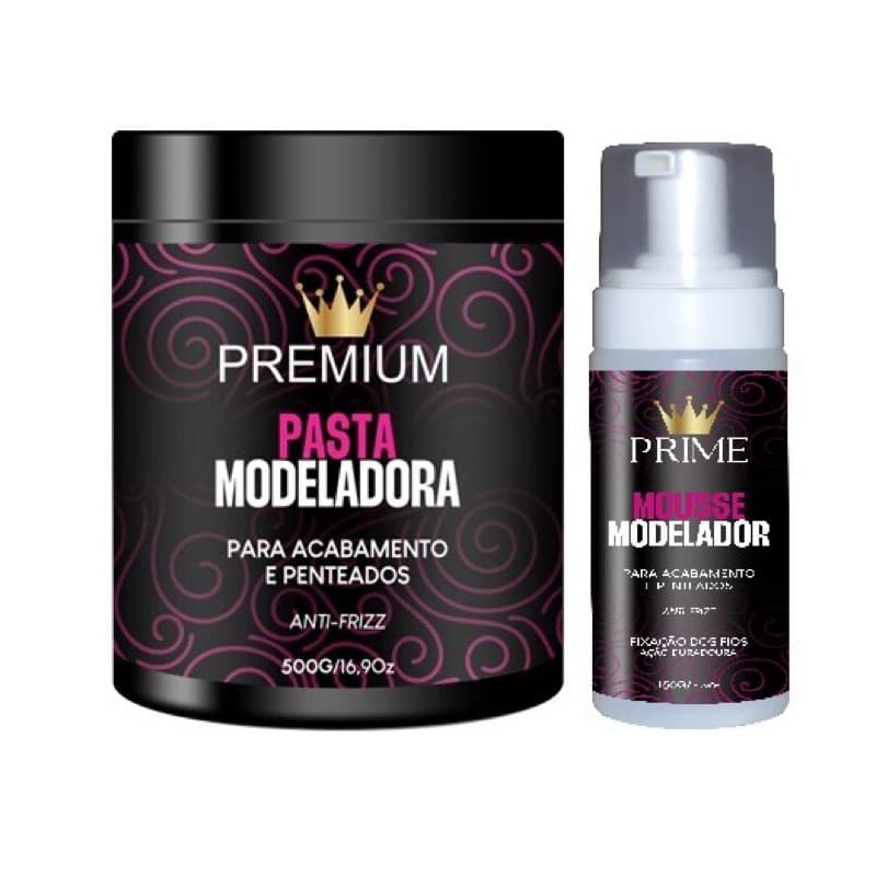 Pasta Modeladora Premium de 500g + Mousse Modelador de 150ml
