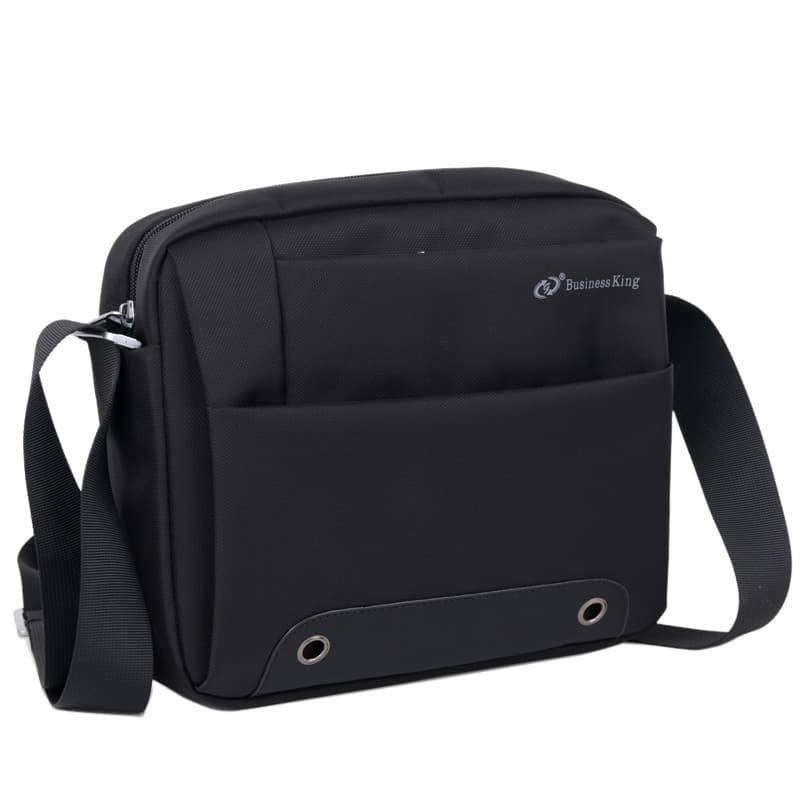 Bolsa Casual de Nylon masculina, bolsa Horizontal simples de tecido Oxford, bolsa pequena de negócios, bolsa de ombro le