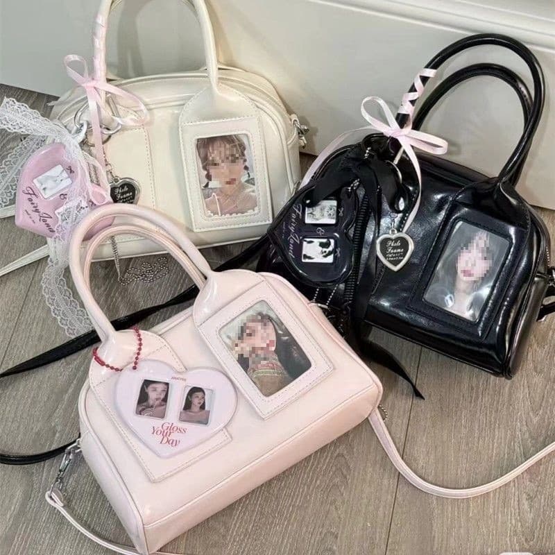 Bolsa Ita Bag Mini Feminina Crossbody Pequena Capacidade para Alimentos e Cartões Kpop Design Nicho Boston
